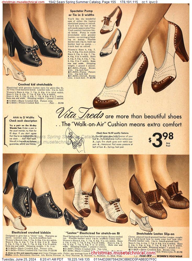 1942 Sears Spring Summer Catalog, Page 155