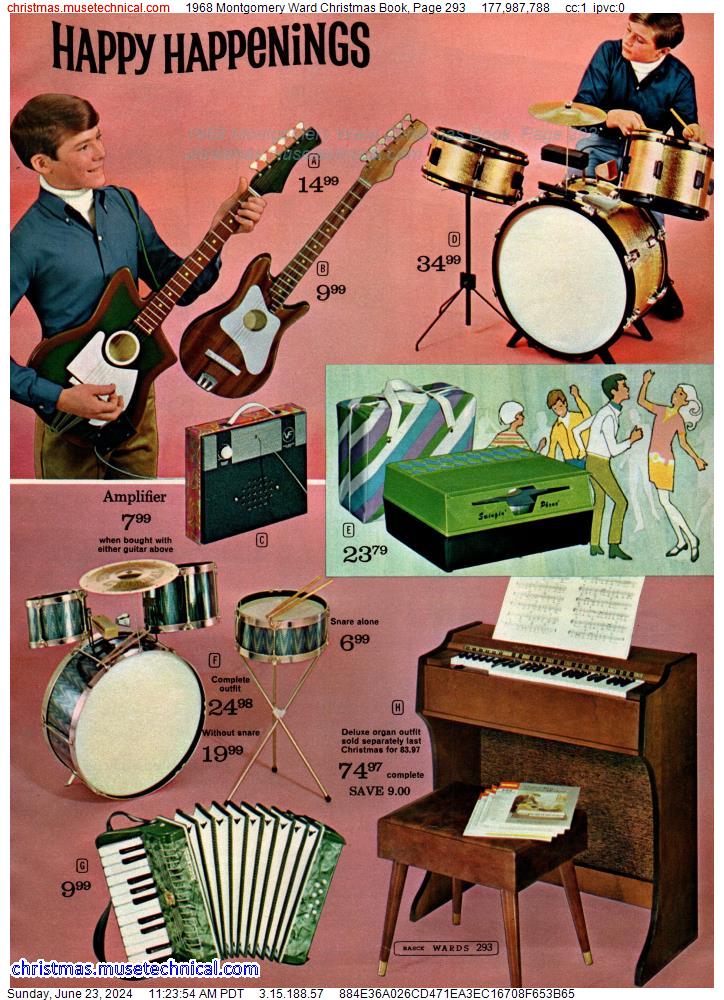1968 Montgomery Ward Christmas Book, Page 293