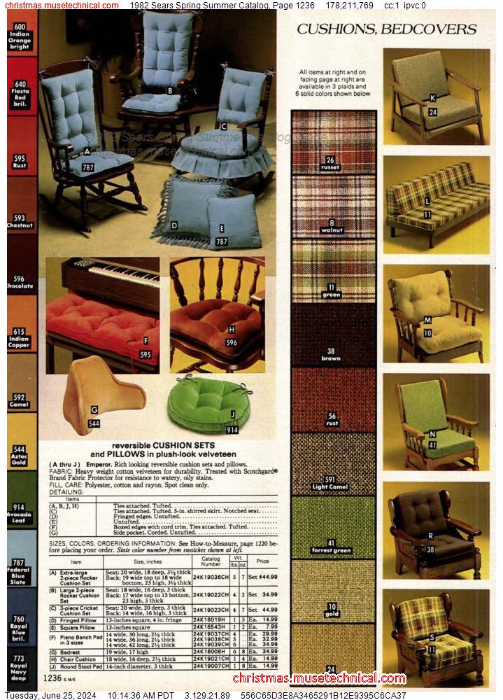 1982 Sears Spring Summer Catalog, Page 1236