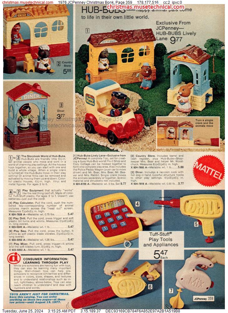 1976 JCPenney Christmas Book, Page 359