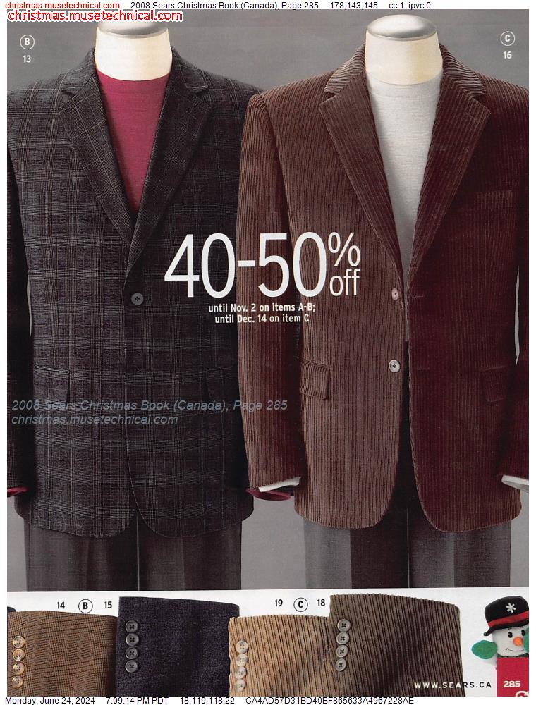 2008 Sears Christmas Book (Canada), Page 285