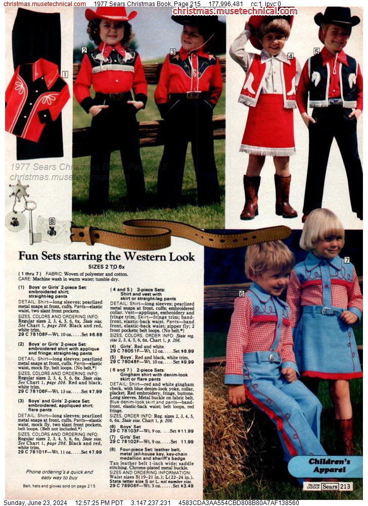 1977 Sears Christmas Book, Page 215