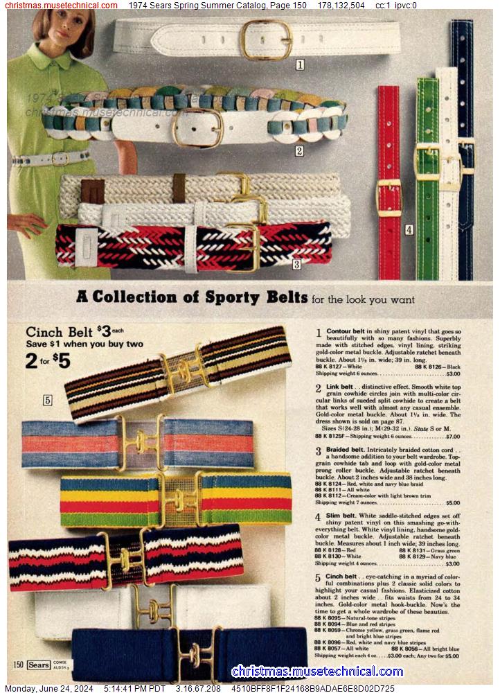 1974 Sears Spring Summer Catalog, Page 150