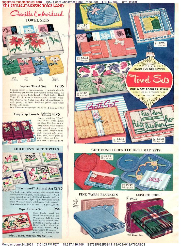 1952 Sears Christmas Book, Page 390