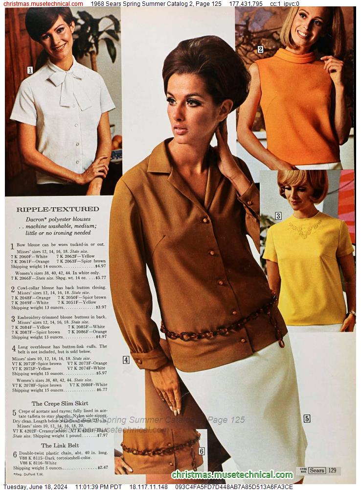 1968 Sears Spring Summer Catalog 2, Page 125