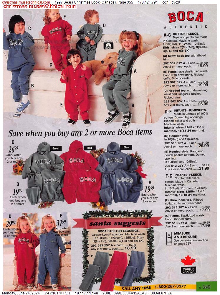 1997 Sears Christmas Book (Canada), Page 355