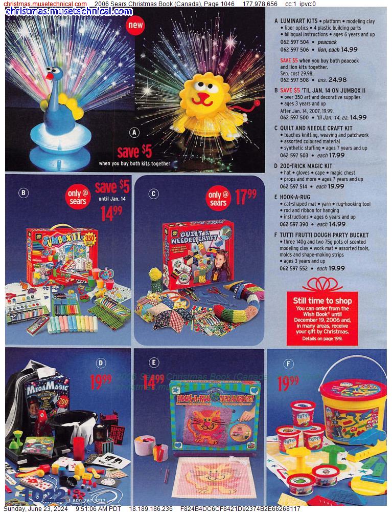 2006 Sears Christmas Book (Canada), Page 1046