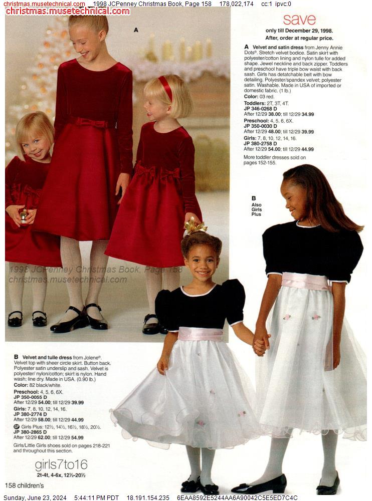1998 JCPenney Christmas Book, Page 158