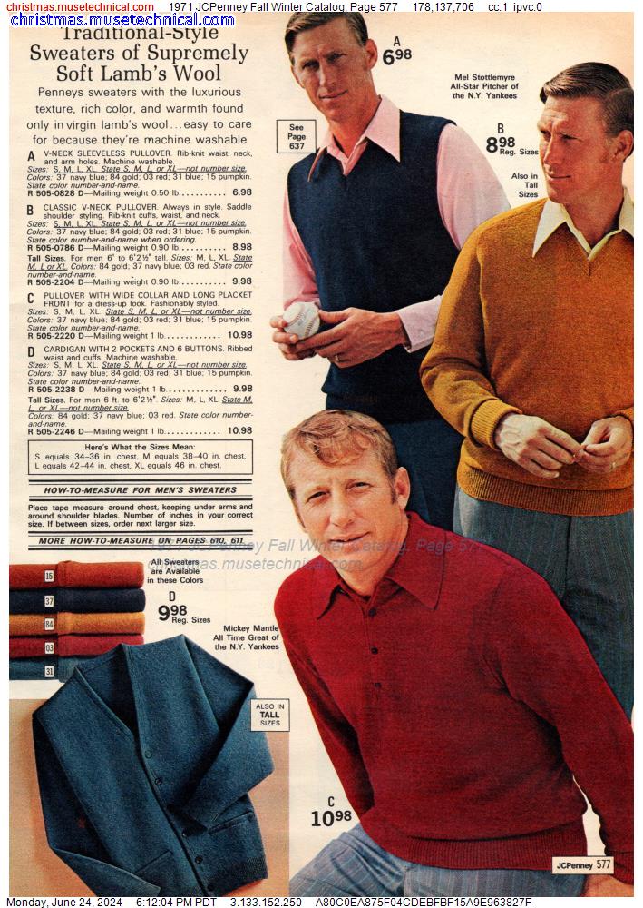 1971 JCPenney Fall Winter Catalog, Page 577
