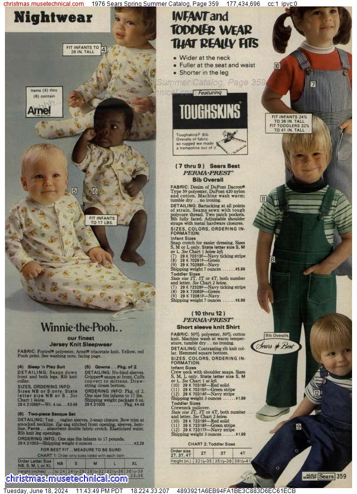 1976 Sears Spring Summer Catalog, Page 359