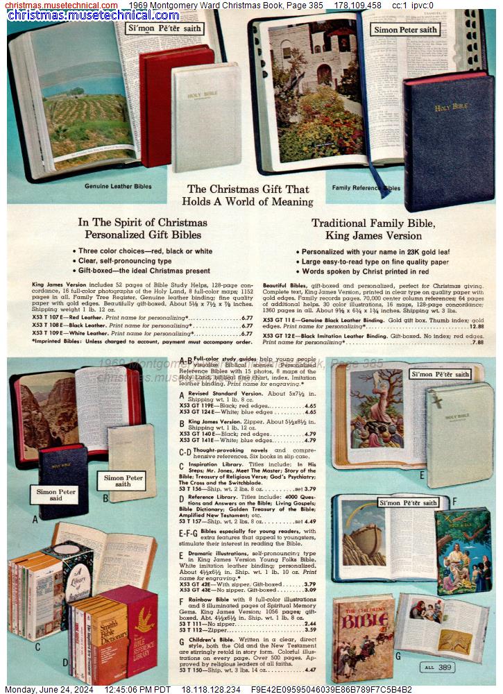 1969 Montgomery Ward Christmas Book, Page 385