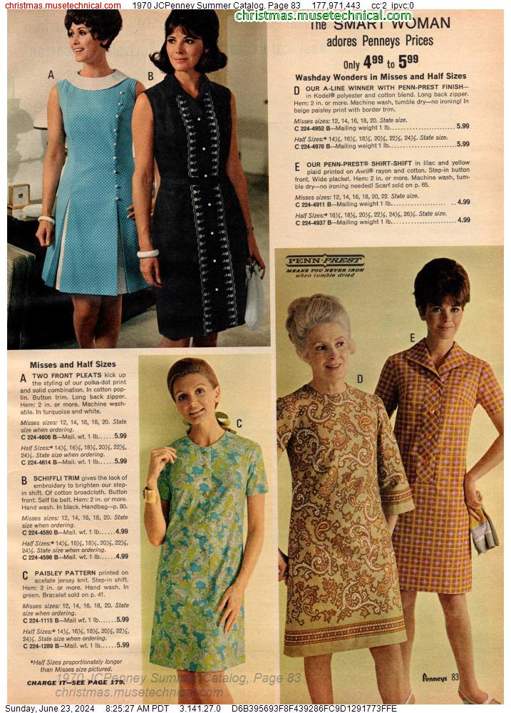 1970 JCPenney Summer Catalog, Page 83