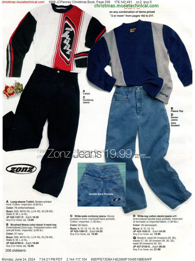 1998 JCPenney Christmas Book, Page 206