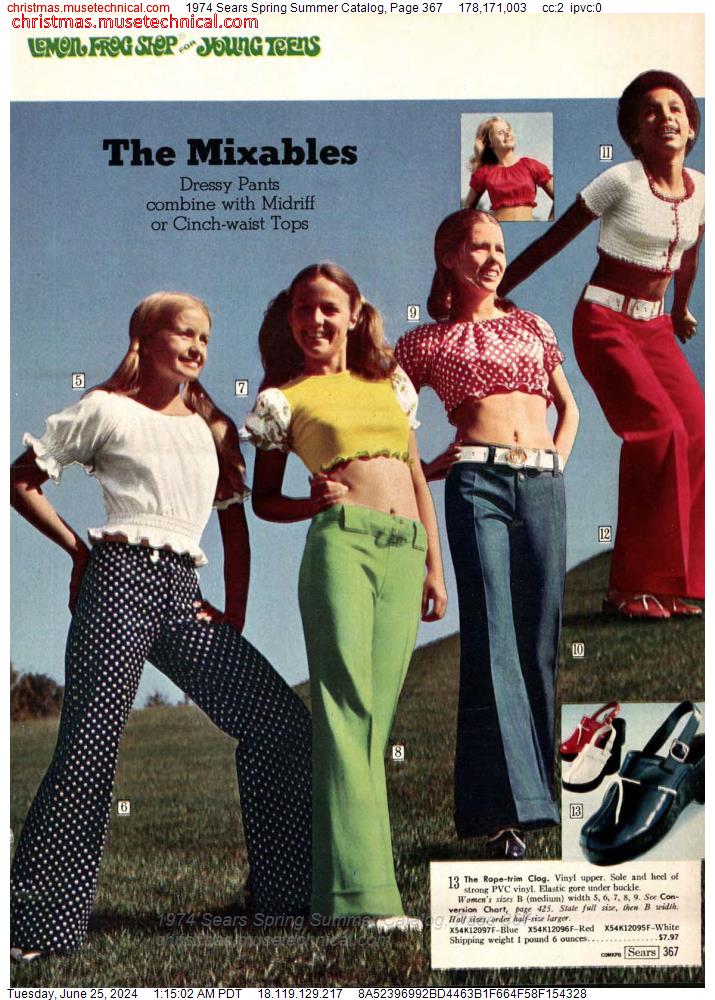 1974 Sears Spring Summer Catalog, Page 367