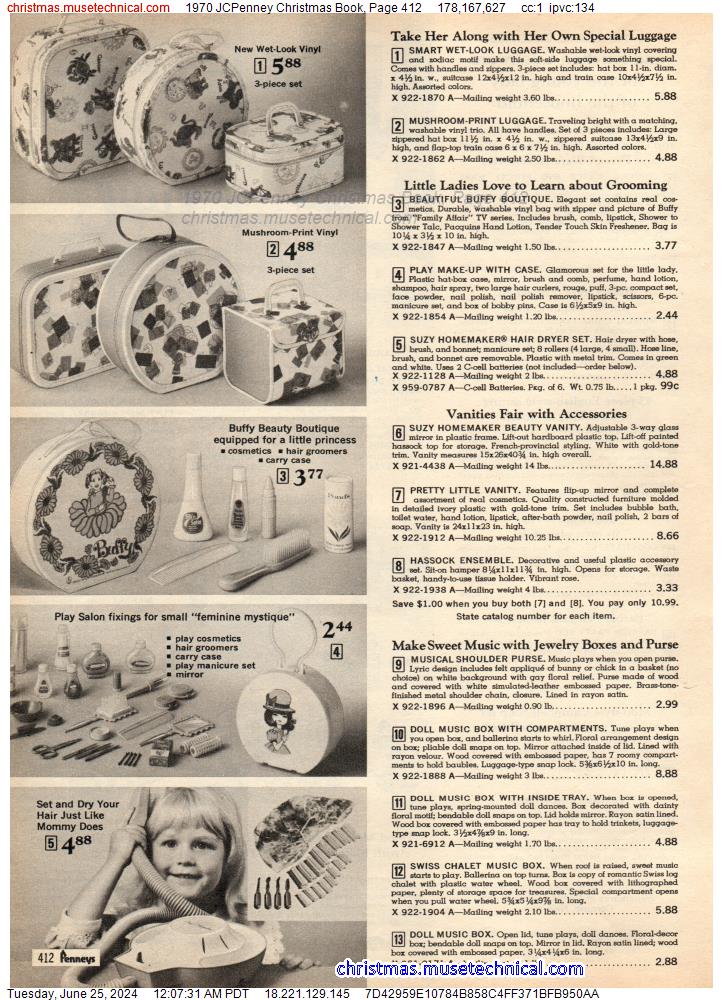 1970 JCPenney Christmas Book, Page 412
