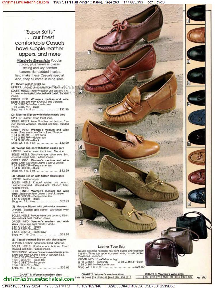 1983 Sears Fall Winter Catalog, Page 263