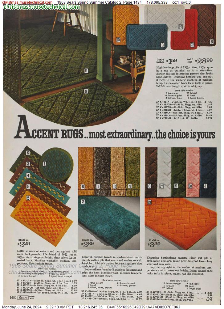1968 Sears Spring Summer Catalog 2, Page 1434