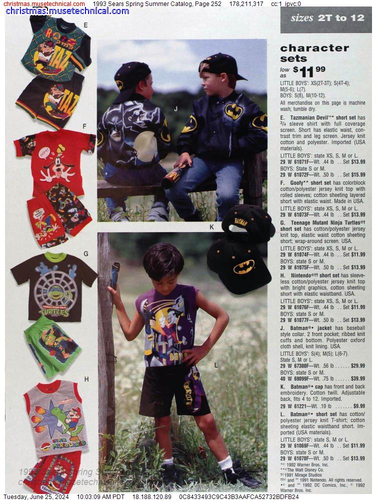 1993 Sears Spring Summer Catalog, Page 252