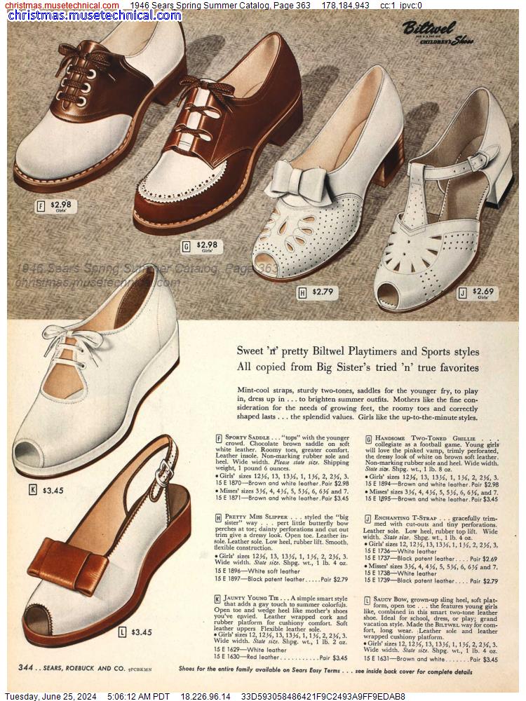 1946 Sears Spring Summer Catalog, Page 363