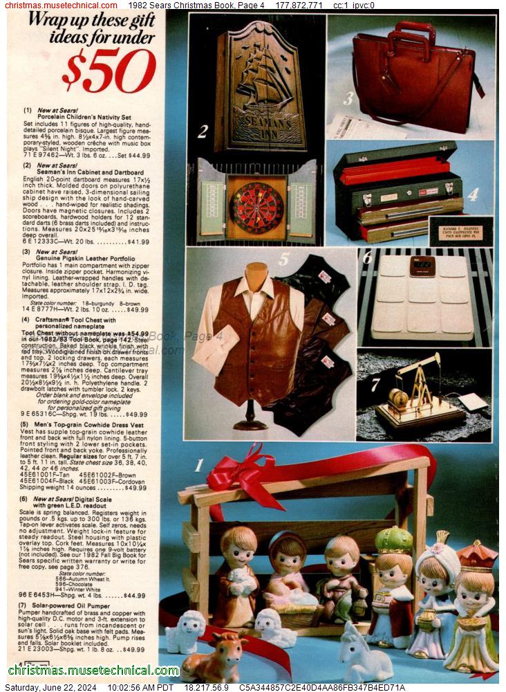 1982 Sears Christmas Book, Page 4