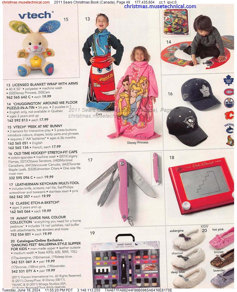2011 Sears Christmas Book (Canada), Page 49