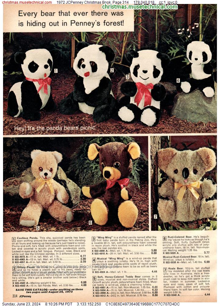 1972 JCPenney Christmas Book, Page 314