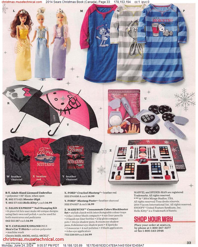 2014 Sears Christmas Book (Canada), Page 33