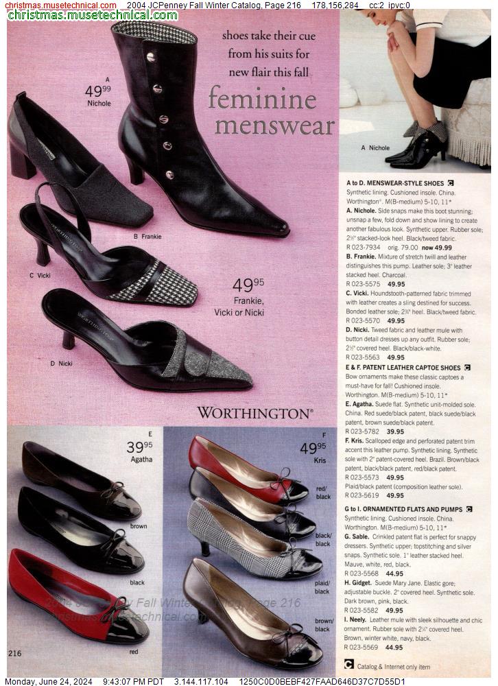 2004 JCPenney Fall Winter Catalog, Page 216