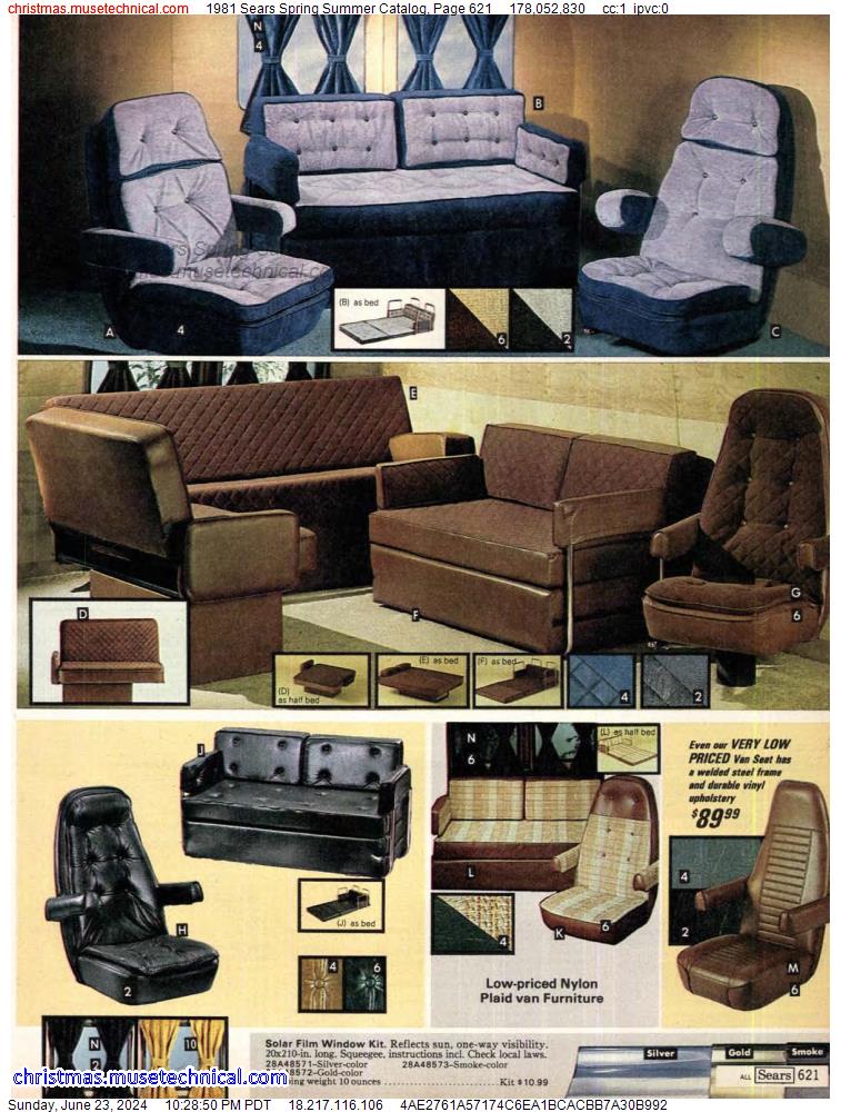 1981 Sears Spring Summer Catalog, Page 621