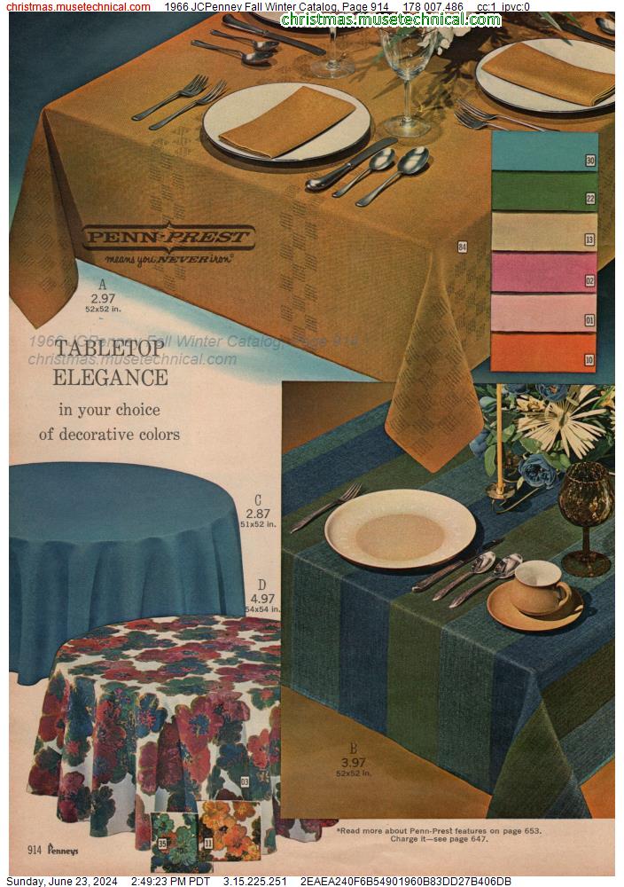 1966 JCPenney Fall Winter Catalog, Page 914