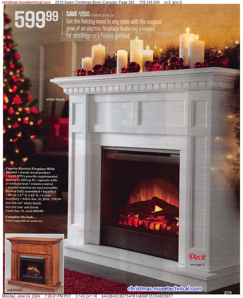 2015 Sears Christmas Book (Canada), Page 383