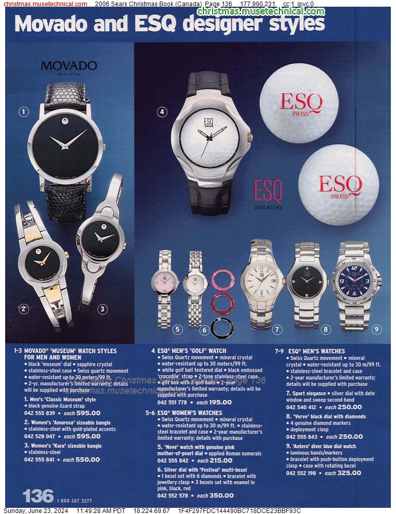 2006 Sears Christmas Book (Canada), Page 136