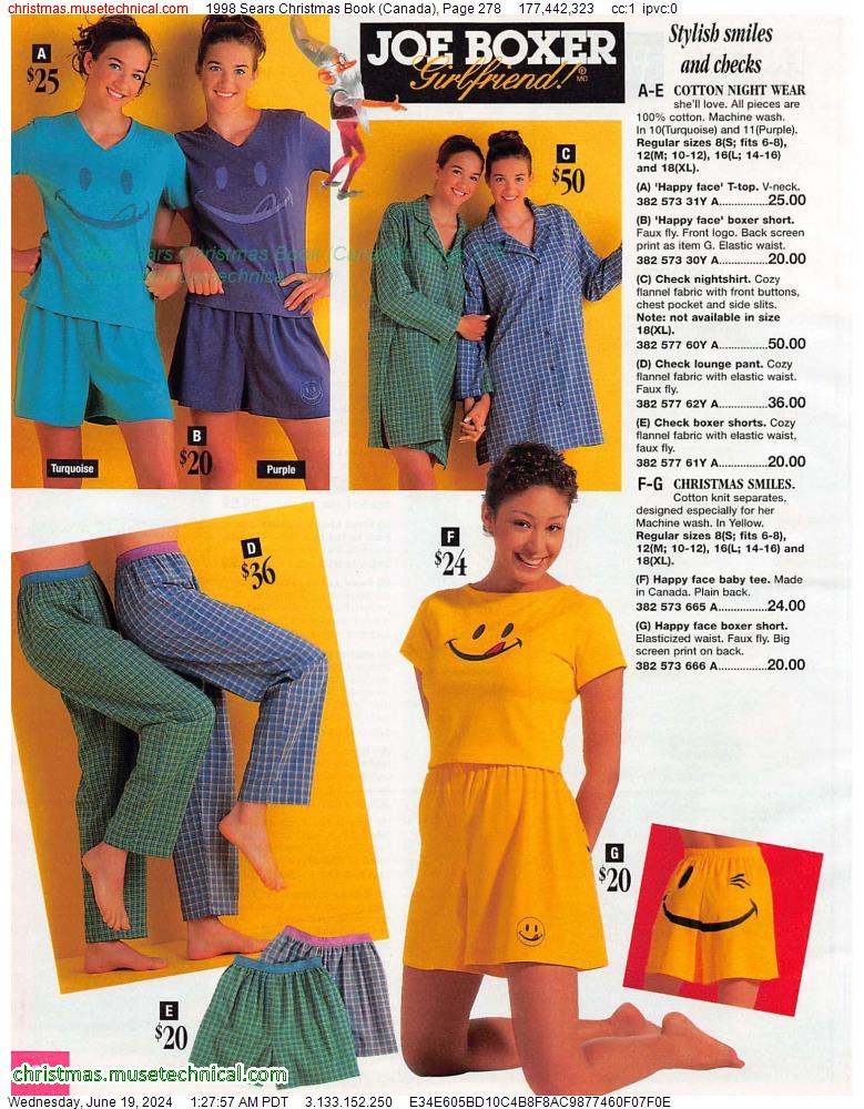 1998 Sears Christmas Book (Canada), Page 278