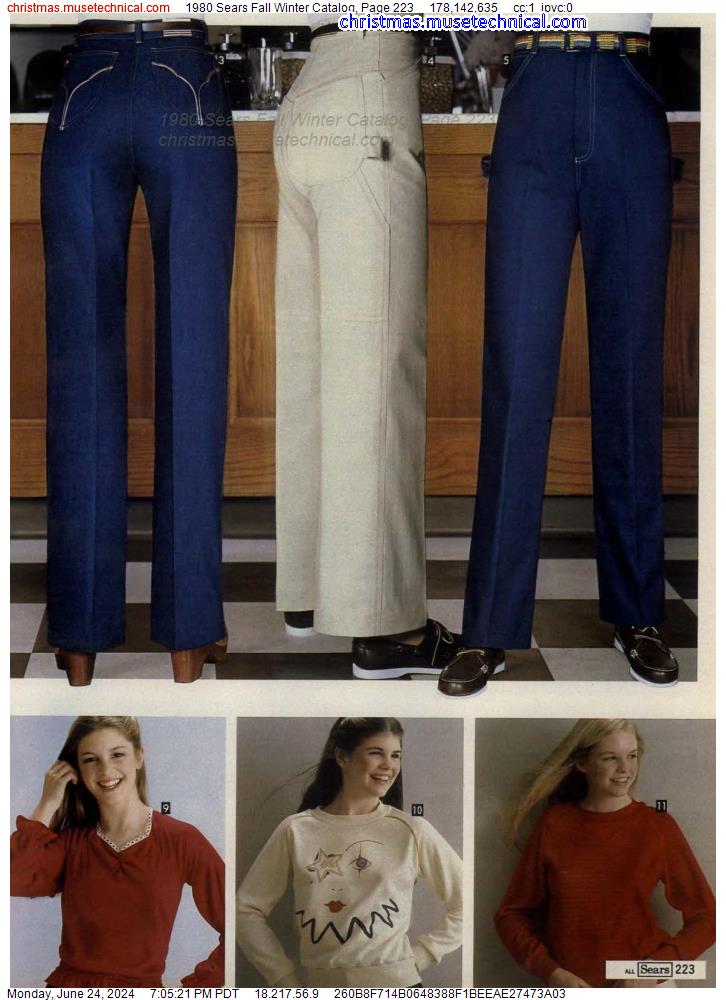 1980 Sears Fall Winter Catalog, Page 223