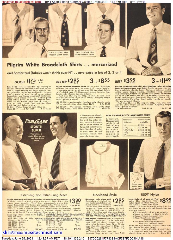 1951 Sears Spring Summer Catalog, Page 348