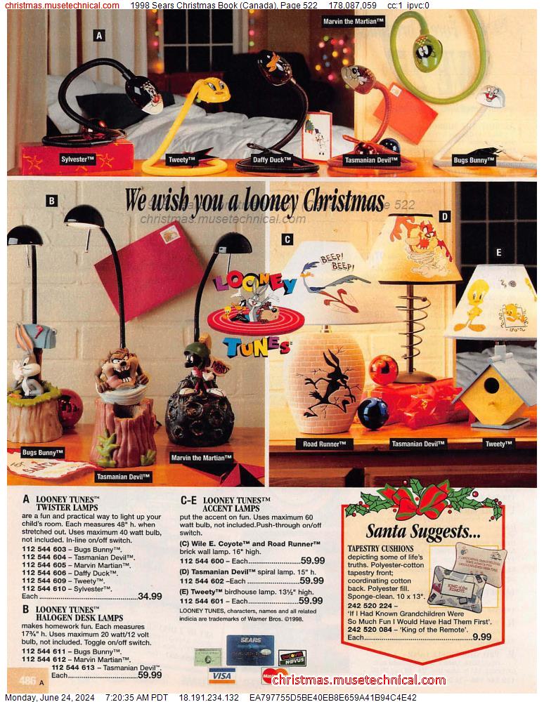 1998 Sears Christmas Book (Canada), Page 522