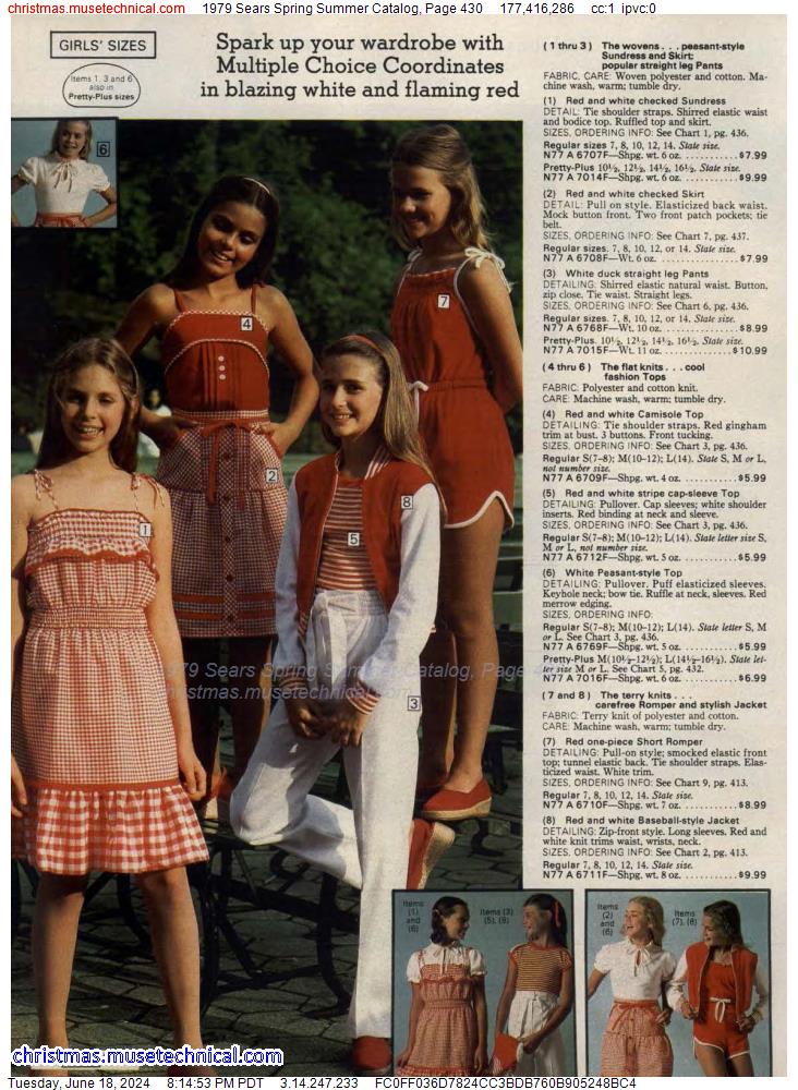 1979 Sears Spring Summer Catalog, Page 430