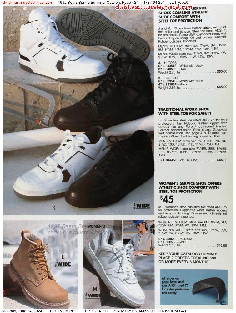 1992 Sears Spring Summer Catalog, Page 424