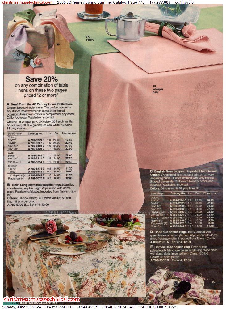 2000 JCPenney Spring Summer Catalog, Page 778
