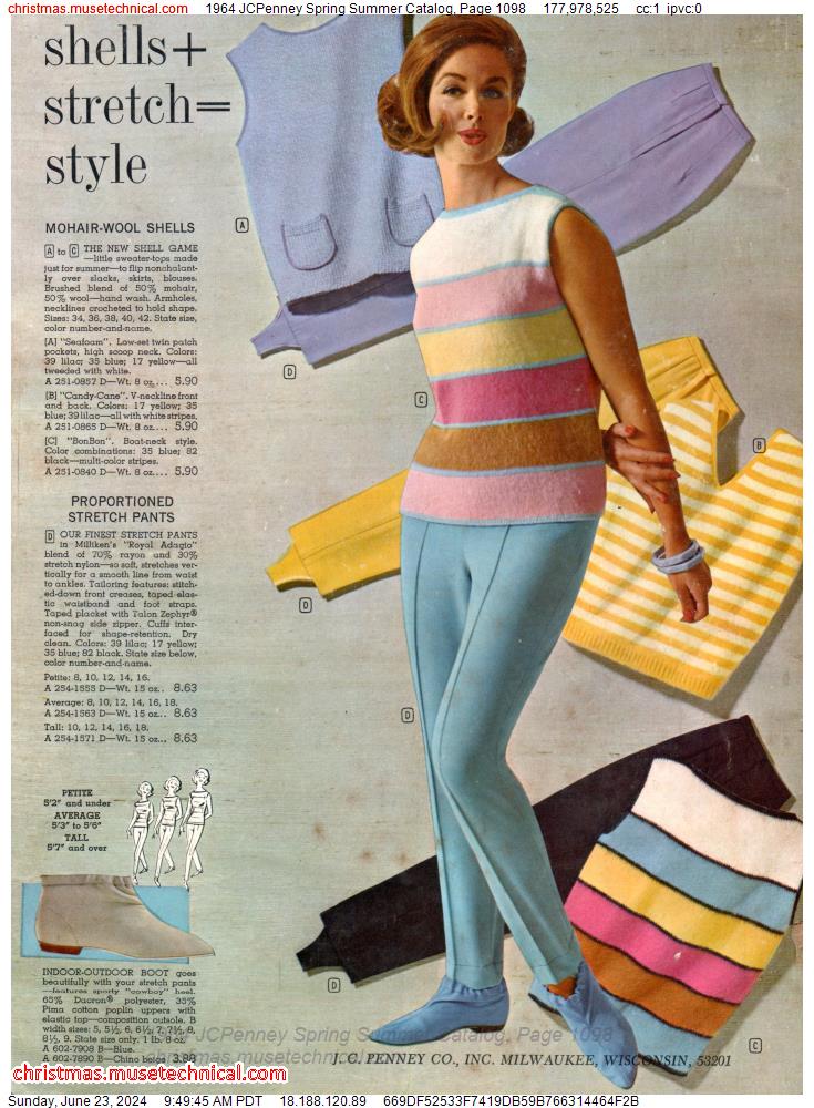 1964 JCPenney Spring Summer Catalog, Page 1098