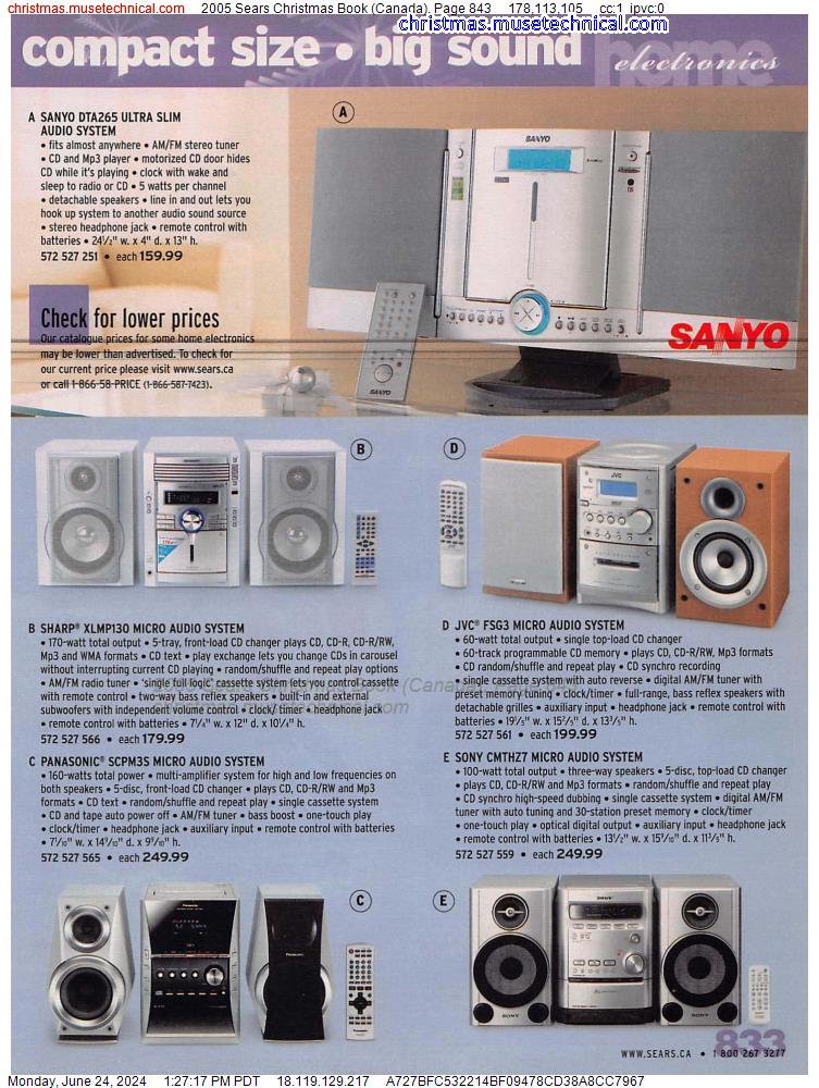 2005 Sears Christmas Book (Canada), Page 843