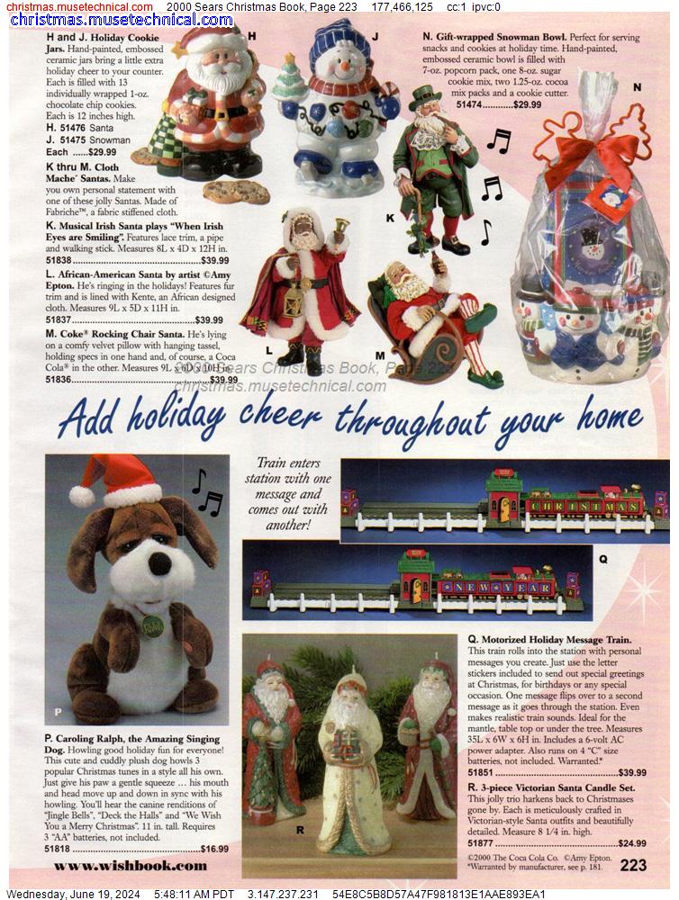 2000 Sears Christmas Book, Page 223