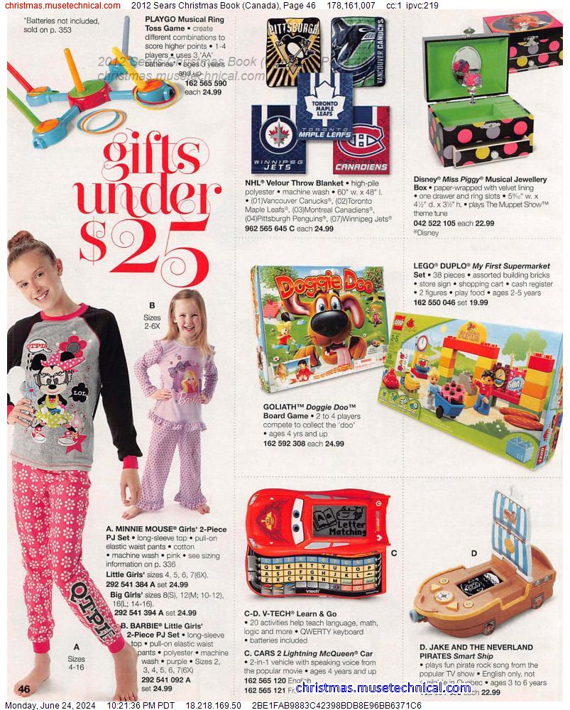 2012 Sears Christmas Book (Canada), Page 46