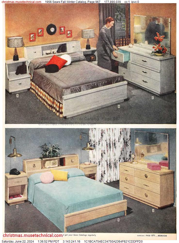 1956 Sears Fall Winter Catalog, Page 967