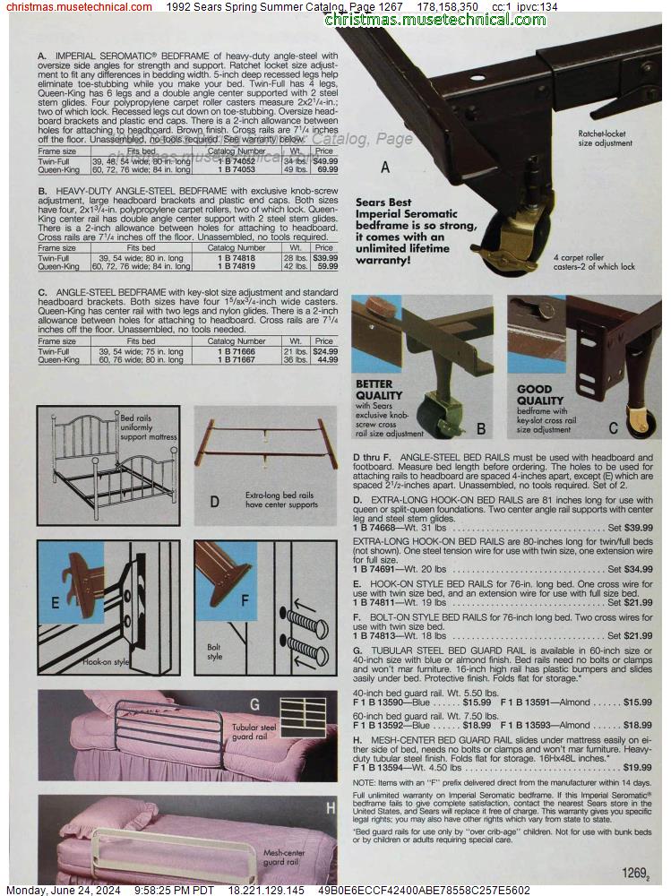 1992 Sears Spring Summer Catalog, Page 1267