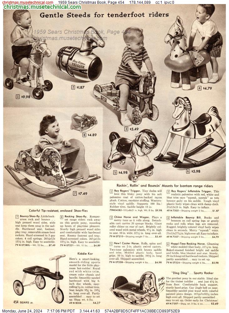1959 Sears Christmas Book, Page 454