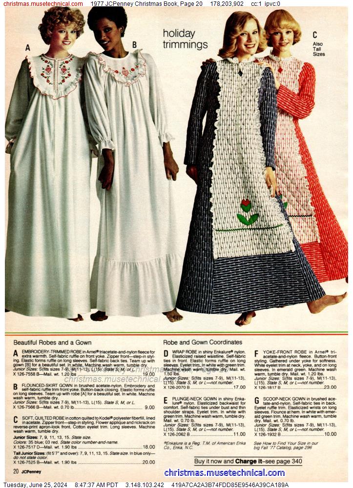 1977 JCPenney Christmas Book, Page 20