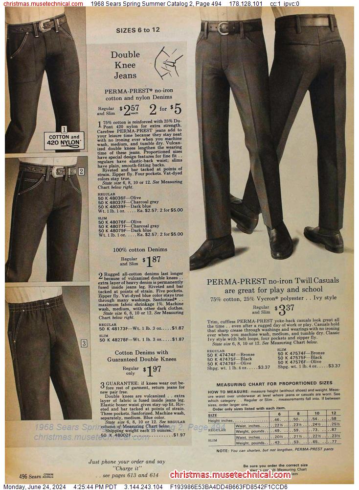 1968 Sears Spring Summer Catalog 2, Page 494
