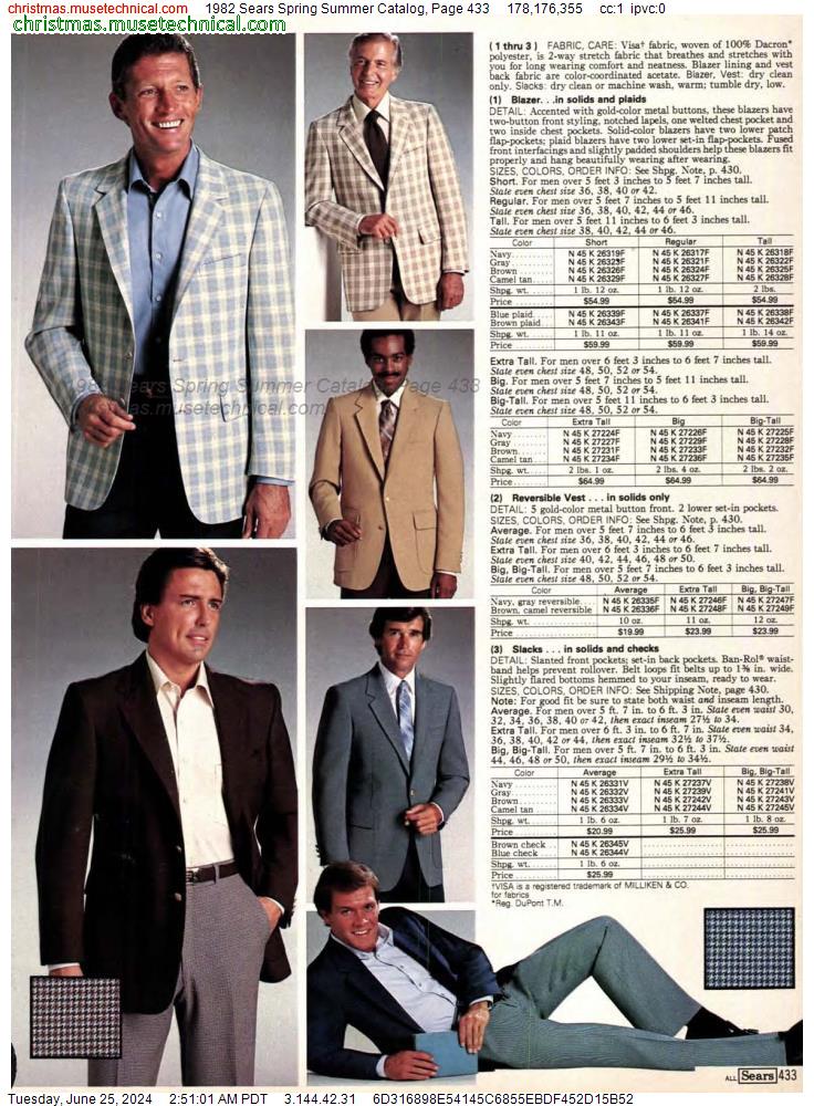 1982 Sears Spring Summer Catalog, Page 433