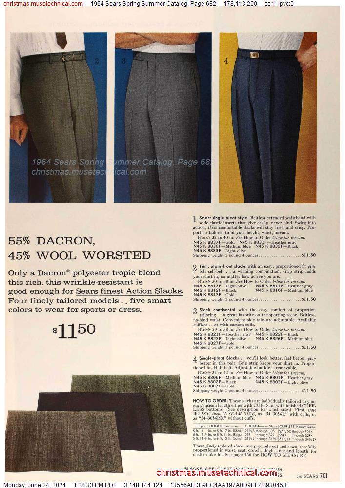 1964 Sears Spring Summer Catalog, Page 682